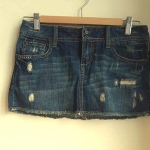 Wore once- Mini Denim Skirt